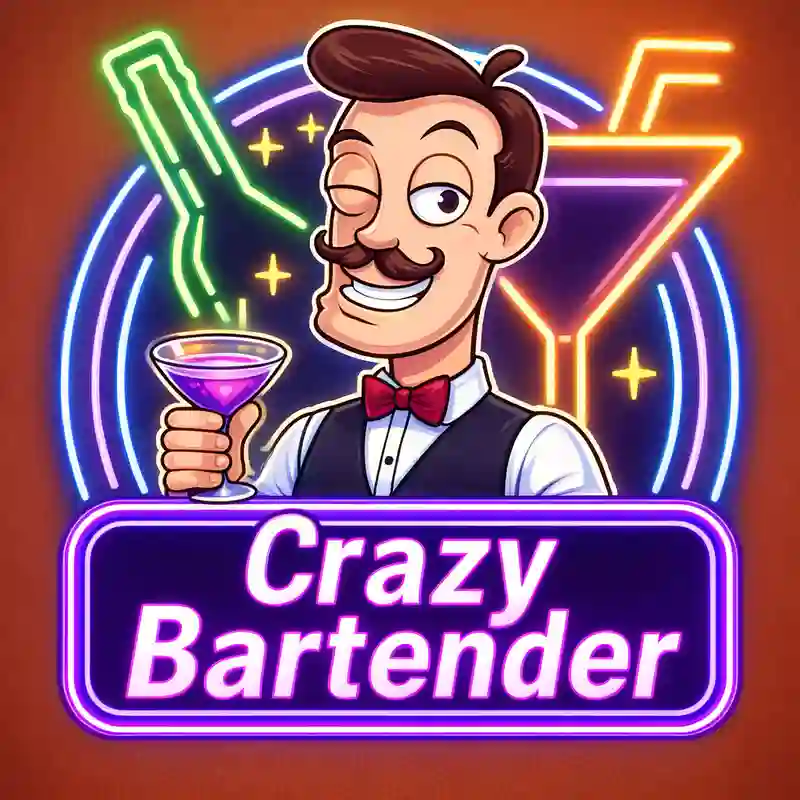 Crazy Bartender online slot game at 55bmw